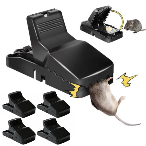 BestSeller™ - Armadilha de Prensar para Ratos – Armadilha Robusta e de Alta Resistência