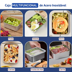 Os recipientes de aço inoxidável 316 mantêm os alimentos frescos até 4 semanas