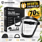 🎁 70% DE DESCONTO | A viseira protege o rosto, os olhos e as vias respiratórias durante o trabalho