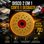 ✨Disco De Corte E Desbaste De Diamante 2 Em 1 Multifuncional Premium