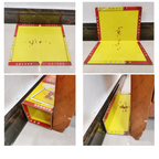 Armadilha Adesiva Para Ratos: Nova Versão Com Cola Super-Resistente, Captura Ratos Muito Rapidamente