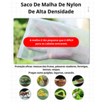 Sacos de Malha Respiráveis para Proteção de Frutas e Vegetais | Reutilizáveis
