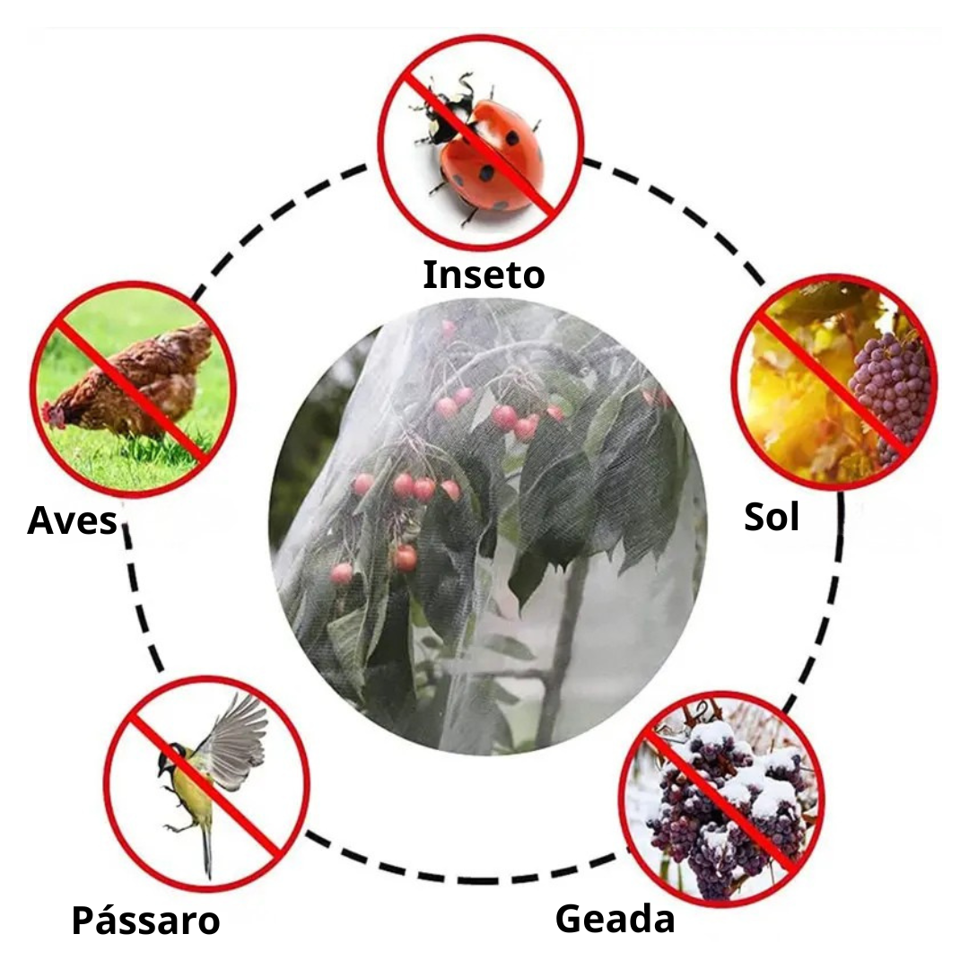 Sacos de Malha Respiráveis para Proteção de Frutas e Vegetais | Reutilizáveis