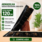 🐁 Armadilha Adesiva Profissional XXL para Ratos – 120 × 28 cm