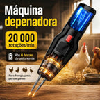 🐔 Depenador Elétrico Portátil — Frango Limpo em 60 Segundos
