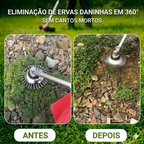 Disco de Arame de Aço para Roçadora — Corte 360° | Compatível Universal