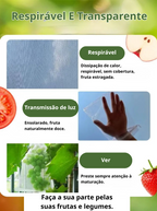Sacos de Malha Respiráveis para Proteção de Frutas e Vegetais | Reutilizáveis