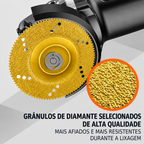 Disco Diamantado 5 em 1 – Corta, Lixa e Molda em Segundos