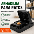 Ratoeira de Mola | Disparo Rápido · Sem Veneno · Reutilizável