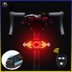 LUZ TRASEIRA PARA BICICLETA COM PISCAS SEM FIOS