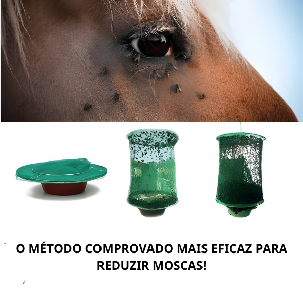 Armadilha de moscas e insetos em rede, eficiente, desmontável e prática