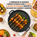 Frigideira Antiaderente de Pedra Maifan 6 Camadas – Todos os Tipos de Fogão (Indução, Gás e Vitrocerâmica)