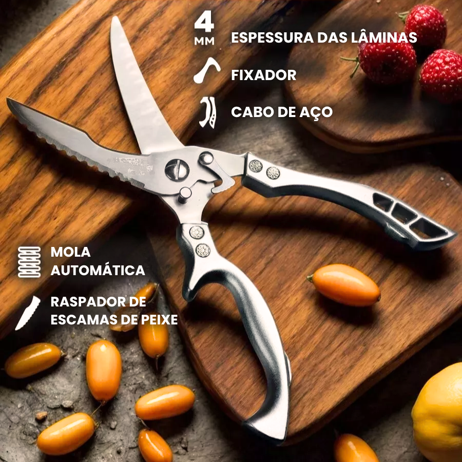 🇵🇹Tesoura de aço premium importado da República Federal da Alemanha