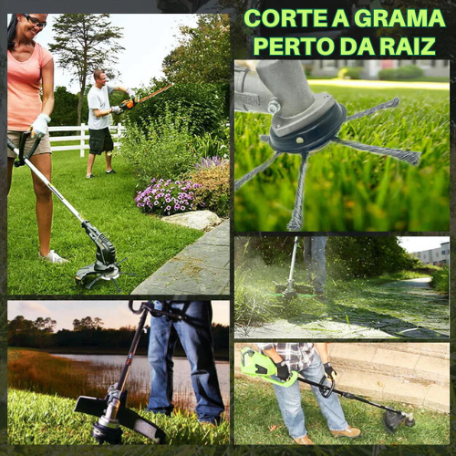 [🔥70% DESCONTO - SÓ HOJE] Lâmina de corte de grama trançada em aço inoxidável