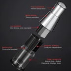 KitchenHelp™ Picador de aço para alho, cebola, gengibre, pimenta e fruta