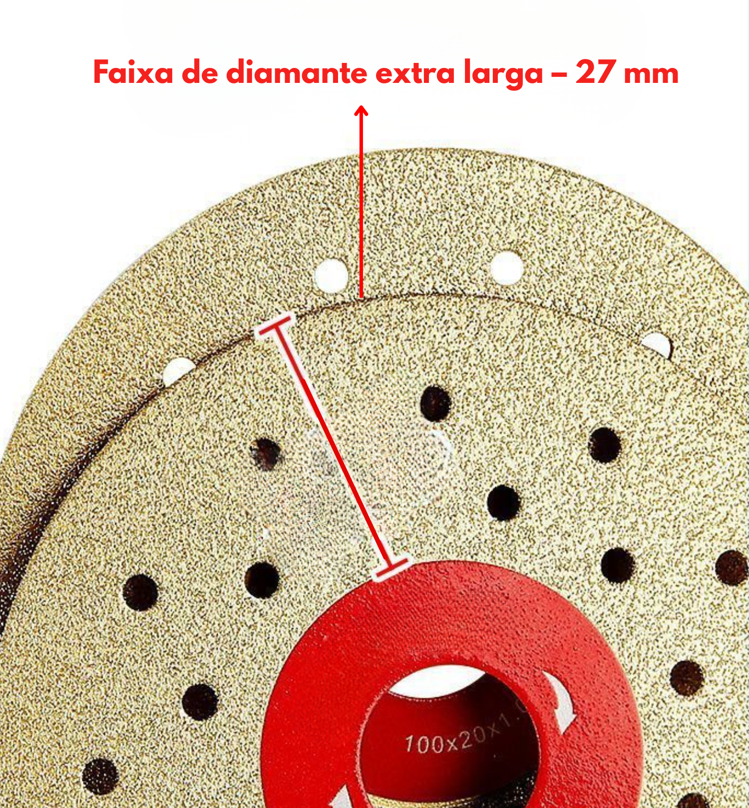 ⚜️Disco De Corte E Desbaste De Diamante 2 Em 1 Multifuncional Premium