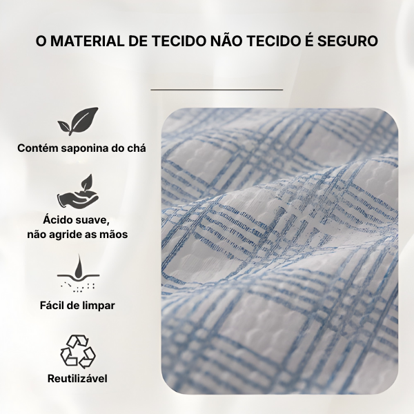 ⚡ Pano de Cozinha em Rolo, Não Solta Fiapos, Não Absorve Óleo, Pano Especial para Cozinha, Uso a Seco e Úmido, Pano Multiuso