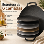 Frigideira Antiaderente Natural | Pedra Maifan (30 x 26 cm)