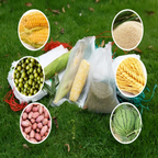 Sacos de Malha Respiráveis para Proteção de Frutas e Vegetais | Reutilizáveis