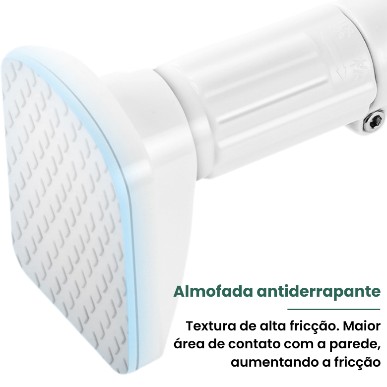 Barra telescópica ajustável e multifuncional sem perfuração, que se estende até 160 cm (NEW)