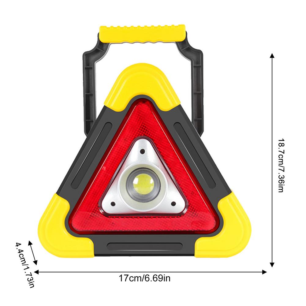 (SUPER OFERTA) Triângulo De Emergência Para Automóvel Com Luz LED Integrada