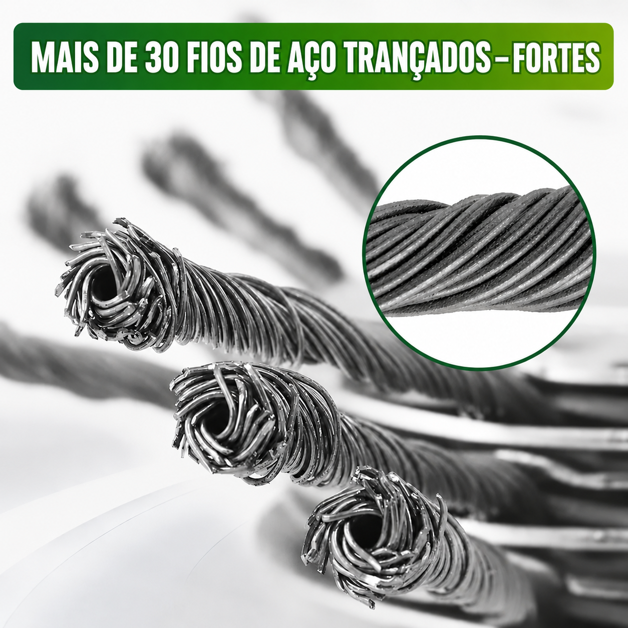 Cabeça Universal para Roçadora — 6 Lâminas em Aço Inoxidável