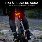 LUZ TRASEIRA PARA BICICLETA COM PISCAS SEM FIOS