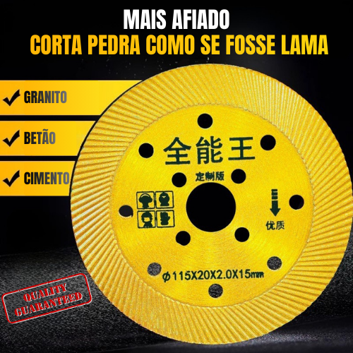 ⚡ Disco de Corte Diamantado Multifunções 5 em 1 – Corte, Desbaste, Abertura de Ranhuras, Modelagem e Acabamento de Superfícies