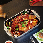 Panela de Aço Inoxidável Maciço 304 (3,5 L) – Apta para Todos os Tipos de Fogão | 70% de Desconto!