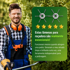 💥Desconto De 70% | A Cabeça Do Cortador De Relva Possui 6 Lâminas Em Aço Inoxidável