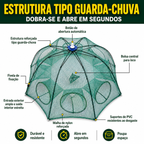 ⚡ Rede armadilha de pesca dobrável 96 cm | Múltiplas entradas | Água doce