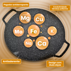 🇵🇹 Frigideira de pedra Maifan antiaderente de 6 camadas compatível com fogões de indução IH