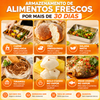 [SET 6 + 🎁 3 Grátis] A caixa de aço inoxidável 304 mantém os alimentos frescos até 1 mês