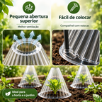 🌱 Cobertura Protetora para Plantas – Reutilizável e Fácil de Instalar
