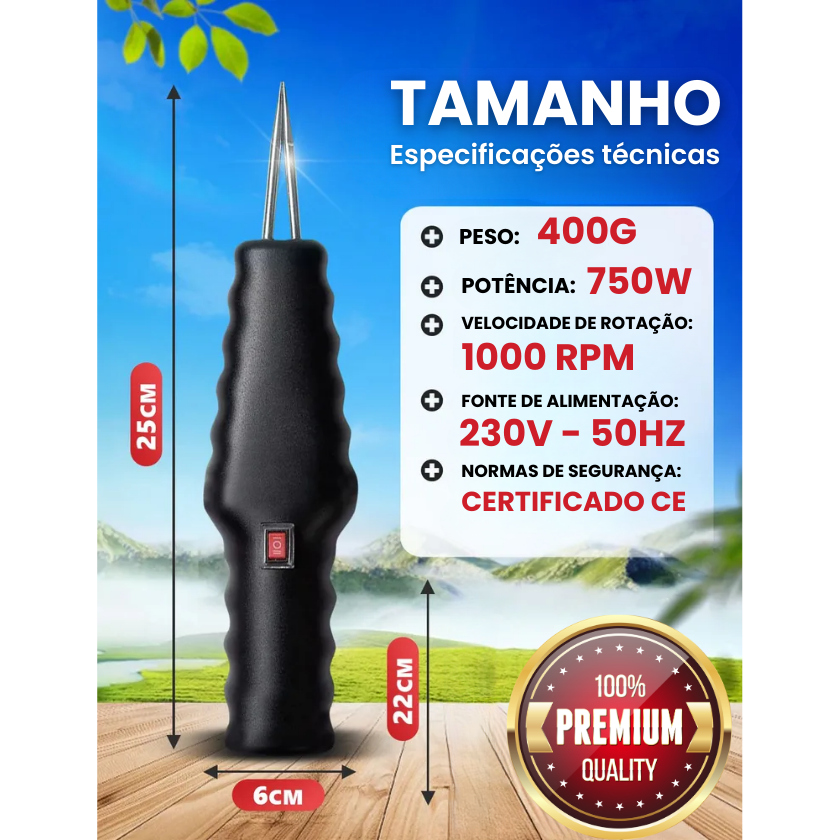 🇵🇹 Depenadora portátil de alta potência