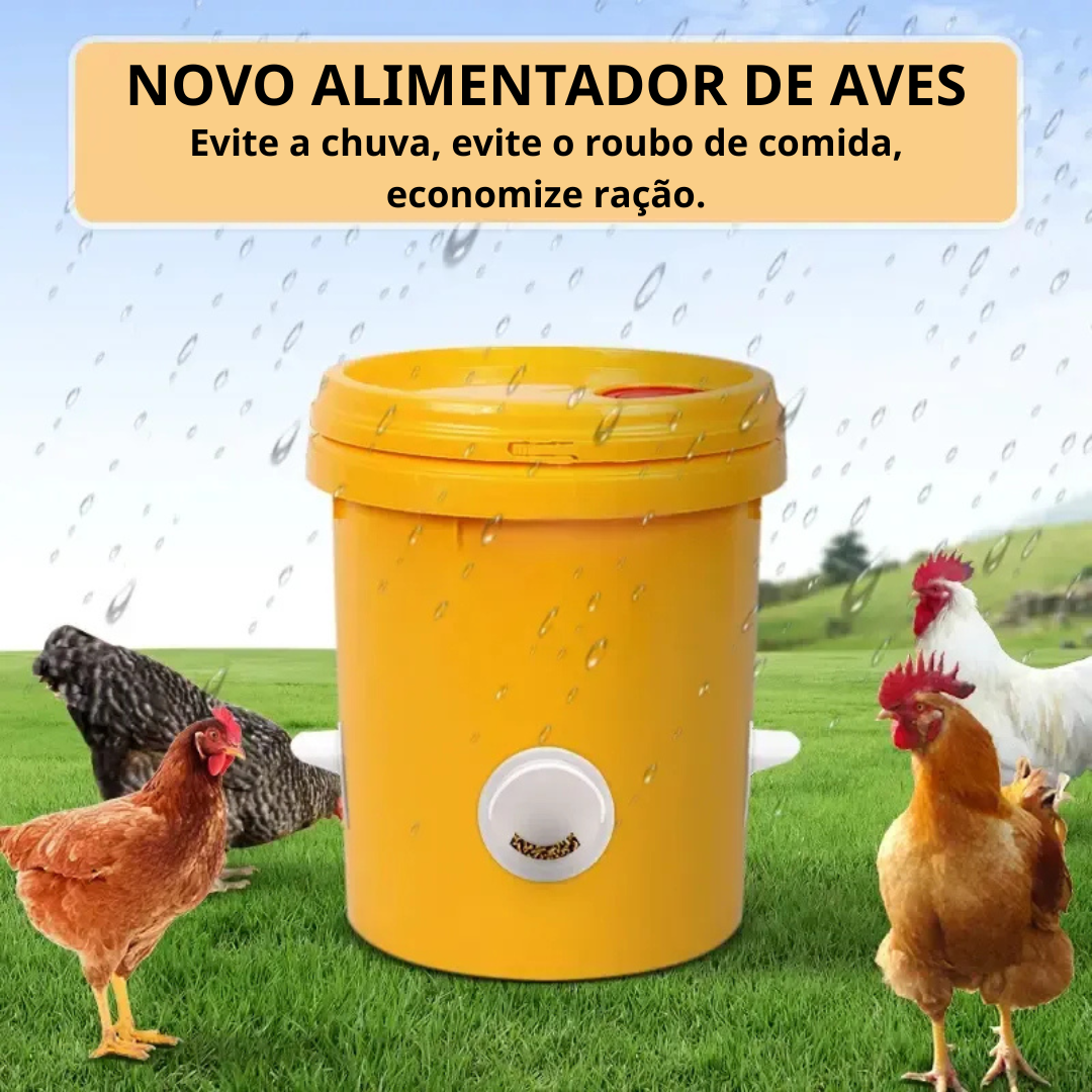 ⚡Porta De Alimentação Automática Para Galinhas E Patos Para Todos Os Tipos De Baldes – Inclui Broca Serra Copo