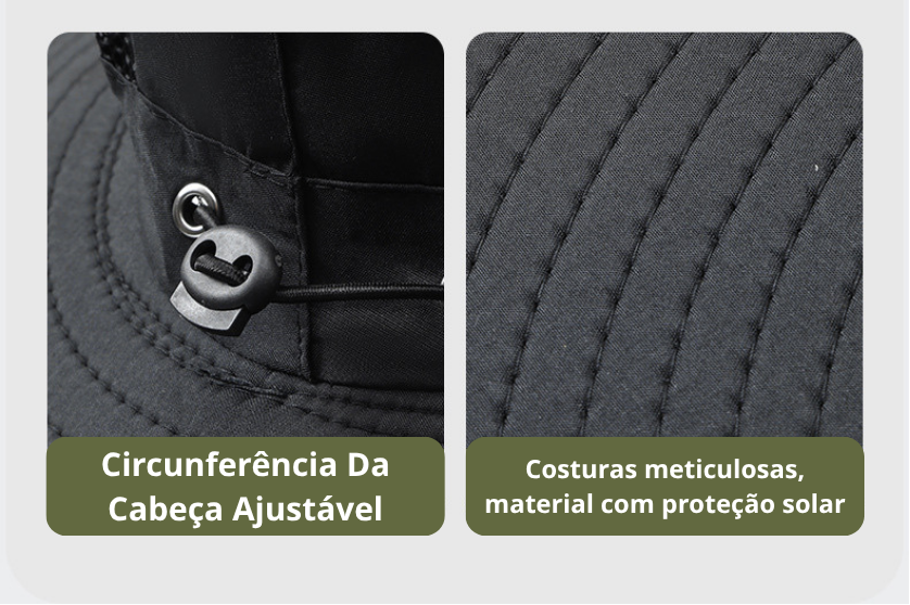 💥70% DE DESCONTO | Chapéu Com Ventilador Solar