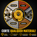 Disco Diamantado 5 em 1 – Corta, Lixa e Molda em Segundos