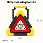 70% OFF | Triângulo De Emergência Para Automóvel Com Luz LED Integrada