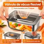 🥘 Caixa para alimentos em aço inoxidável 316