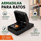Ratoeira de Mola | Disparo Rápido · Sem Veneno · Reutilizável