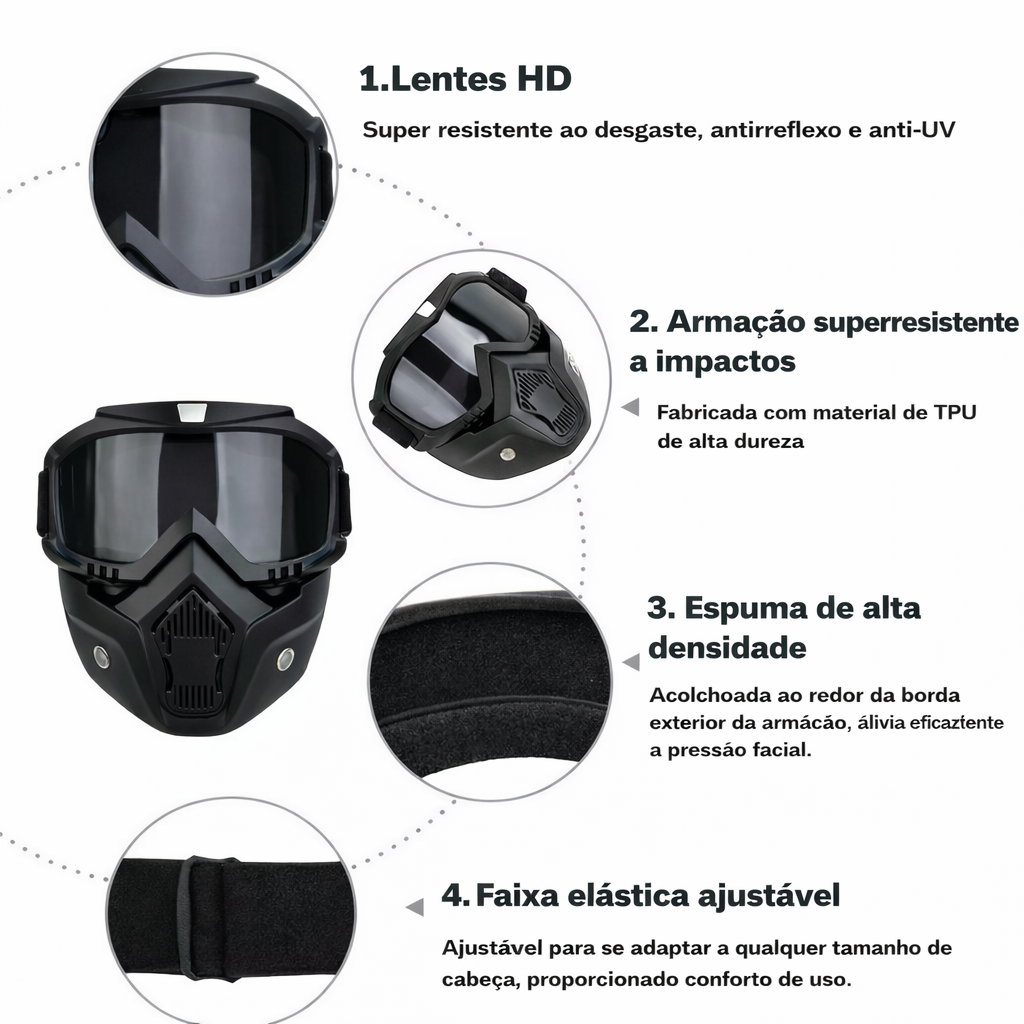 ⚡ Máscara de Soldagem com Escurecimento Automático 0,1 ms – Desmontável em 2 Peças, Proteção Total