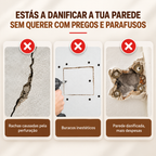 [🎁 70% DE DESCONTO] Suportes de aço inoxidável com 5 ganchos, práticos e capazes de suportar até 20 kg.