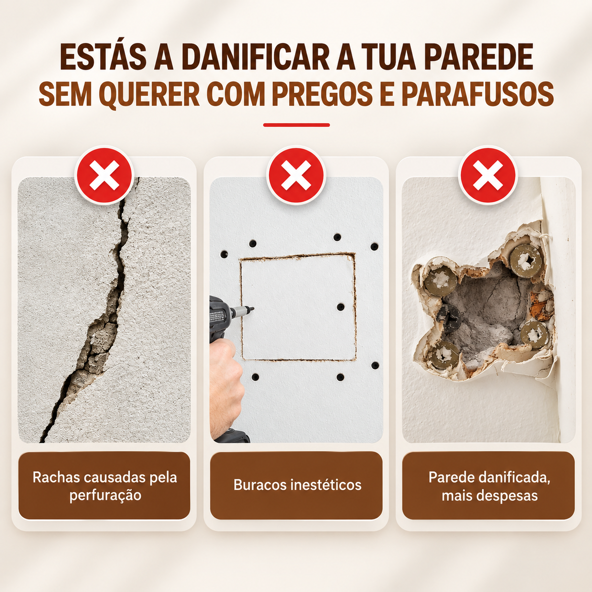 [🎁 70% DE DESCONTO] Suportes de aço inoxidável com 5 ganchos, práticos e capazes de suportar até 20 kg.