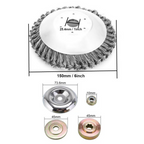 🎁Acessórios de instalação gratuita | Lâmina de corta-relva em aço super resistente com rotação de 360°