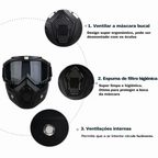 ⚡ Máscara de Soldagem com Escurecimento Automático 0,1 ms – Desmontável em 2 Peças, Proteção Total