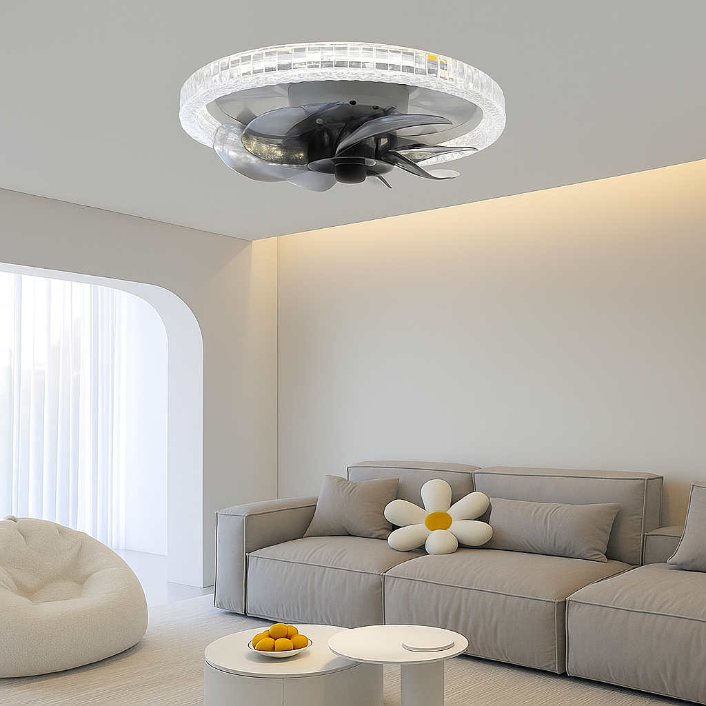 AIRLUME — Ventilador LED 2 em 1, instalado em 30 segundos sem obras nem eletricista