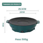 Frigideira de pedra de dupla potência com tecnologia de economia de energia de nova geração