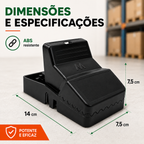 Ratoeira de Mola | Disparo Rápido · Sem Veneno · Reutilizável