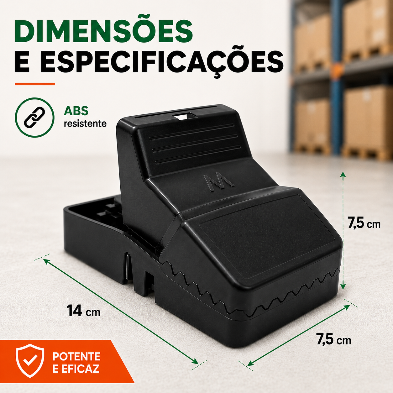 Ratoeira de Mola | Disparo Rápido · Sem Veneno · Reutilizável